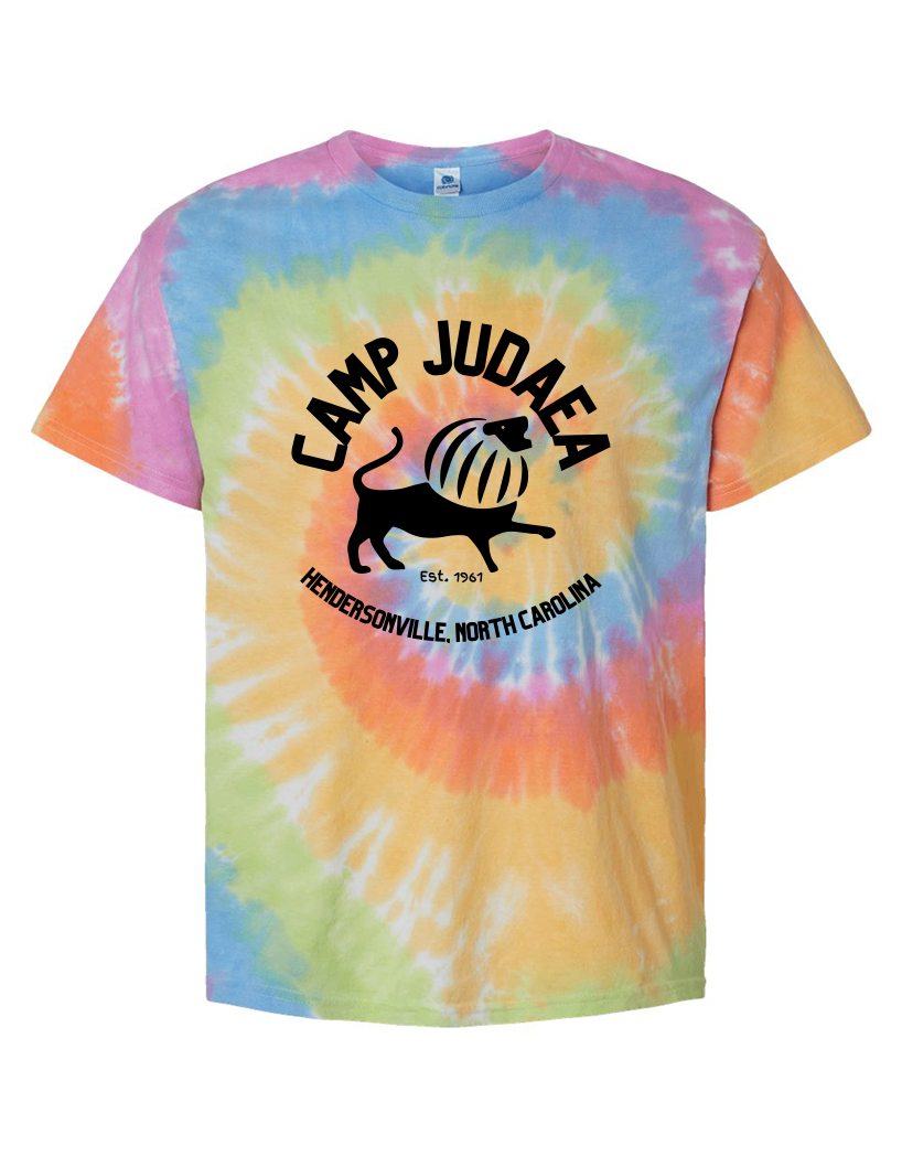 Youth Lion Emblem Tie-Dye T-shirt